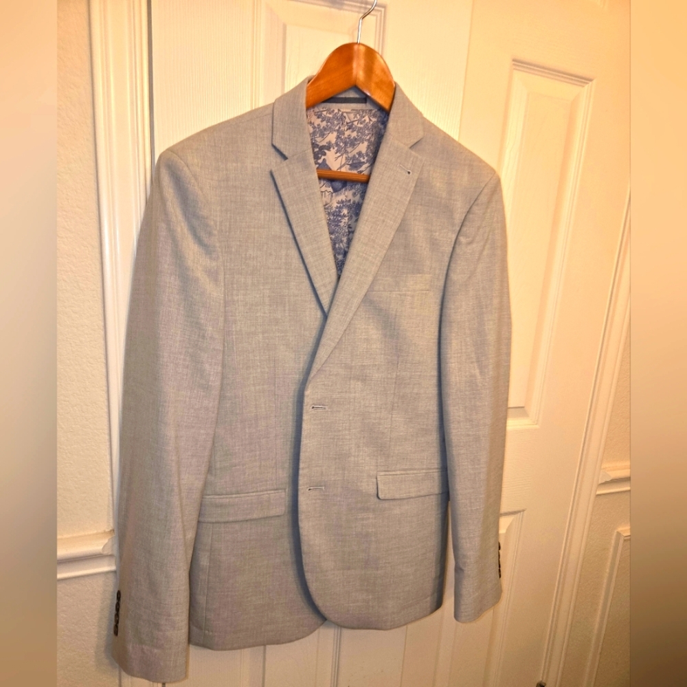 Next Tailoring Men's Gray Slim Fit Blazer